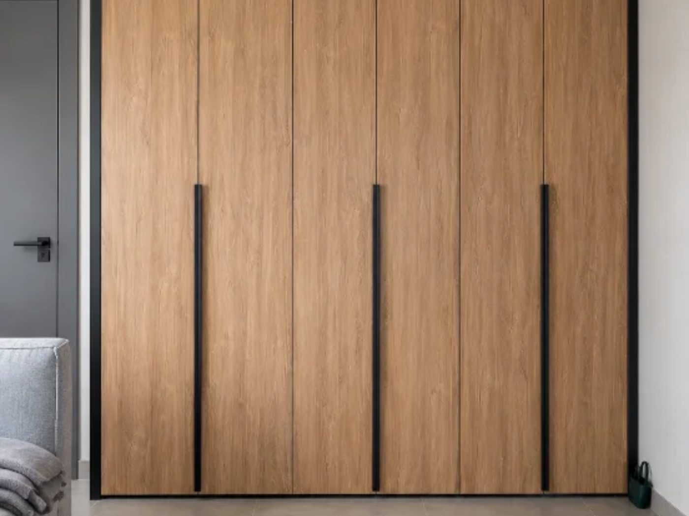 Foto Garderobe mit Sitzbank